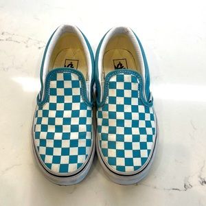 KIDS CHECKERBOARD SLIP-ON Youth size 2